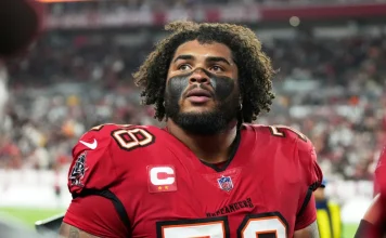 BUCCANEERS STAR TACKLE TRISTAN WIRFS- AP NEWS